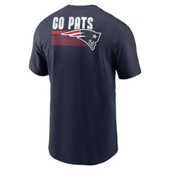 New England Patriots Blitz Essential T-Shirt - Navy T-shirts