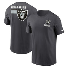 Las Vegas Raiders Blitz Essential T-Shirt - Anthracite T-shirts