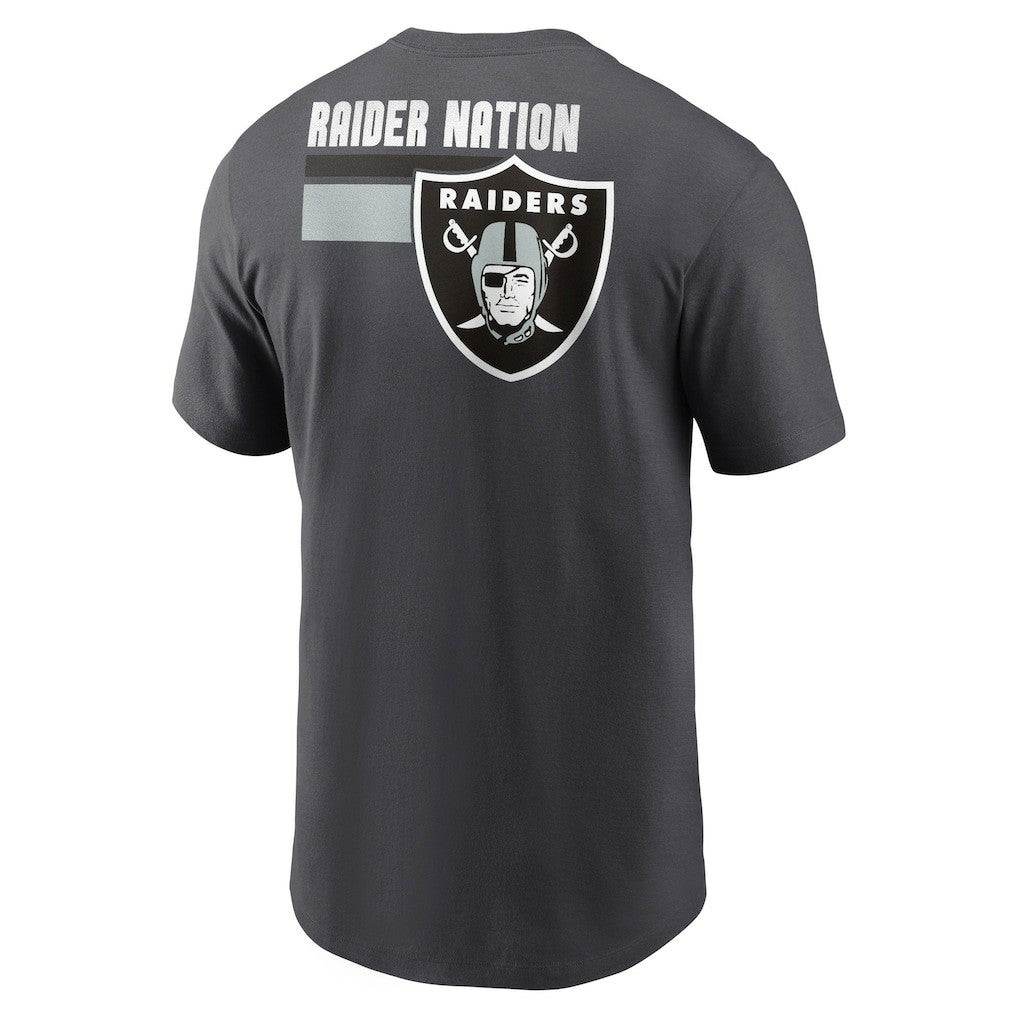 Las Vegas Raiders Blitz Essential T-Shirt - Anthracite T-shirts