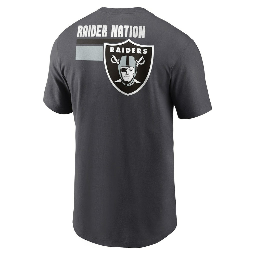 Las Vegas Raiders Blitz Essential T-Shirt - Anthracite T-shirts