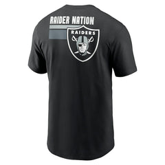 Las Vegas Raiders Blitz Essential T-Shirt - Black T-shirts