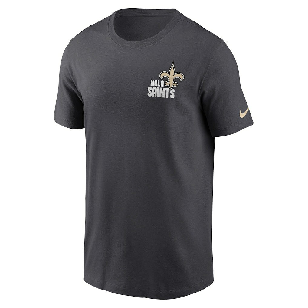 New Orleans Saints Blitz Essential T-Shirt - Anthracite T-shirts