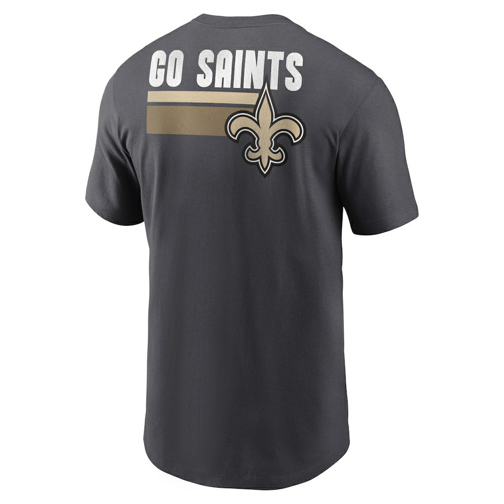 New Orleans Saints Blitz Essential T-Shirt - Anthracite T-shirts