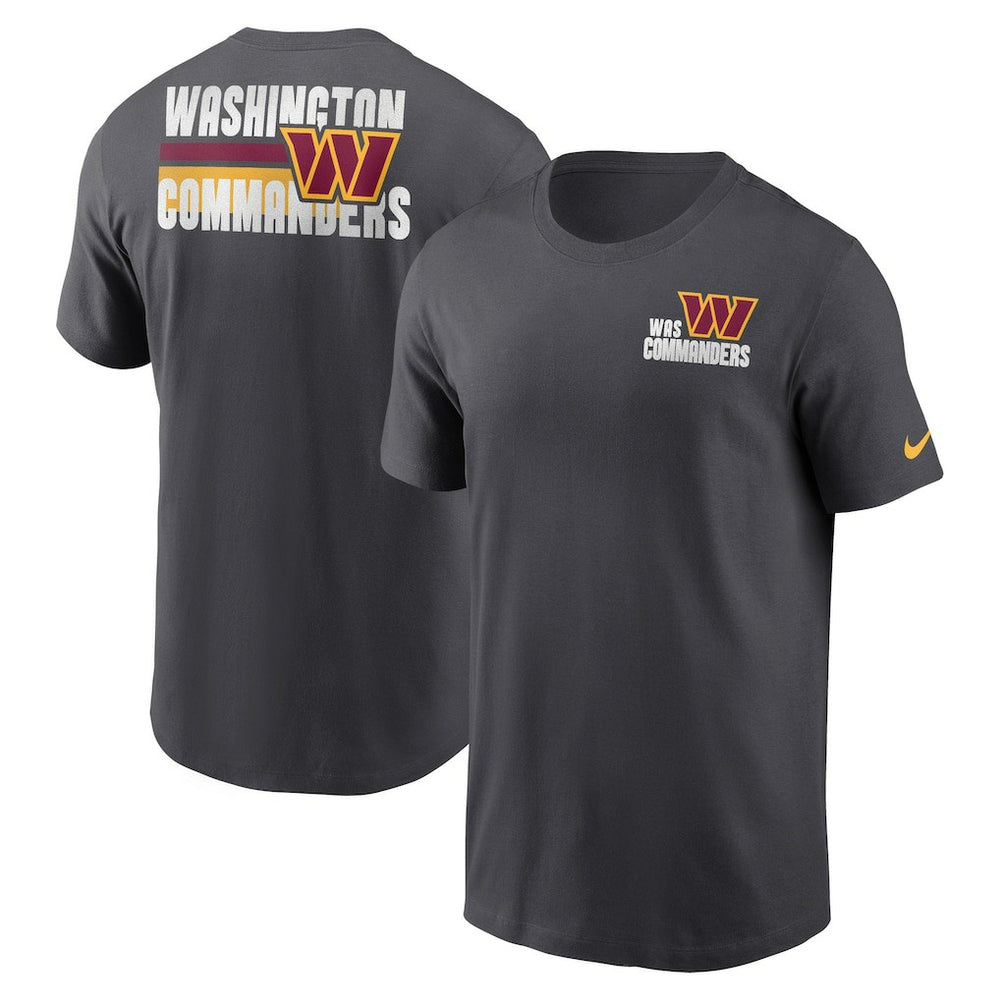 Washington Commanders Blitz Essential T-Shirt - Anthracite T-shirts