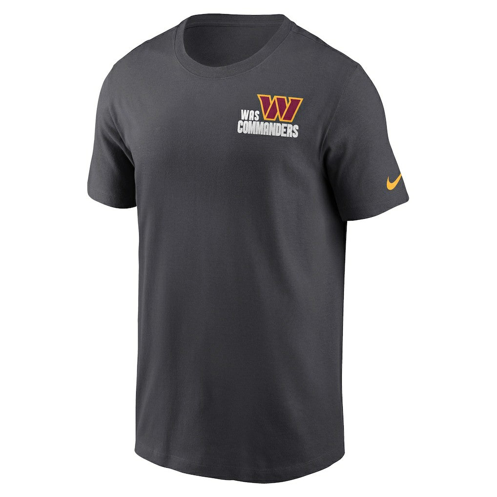 Washington Commanders Blitz Essential T-Shirt - Anthracite T-shirts