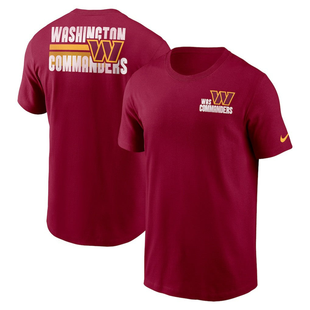 Washington Commanders Blitz Essential T-Shirt - Burgundy T-shirts