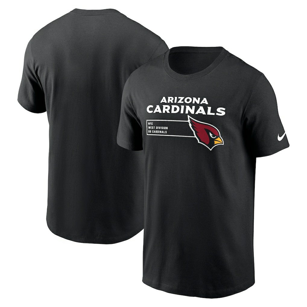 Arizona Cardinals Division Essential T-Shirt - Black T-shirts