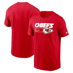 Kansas City Chiefs Division Essential T-Shirt - Red T-shirts