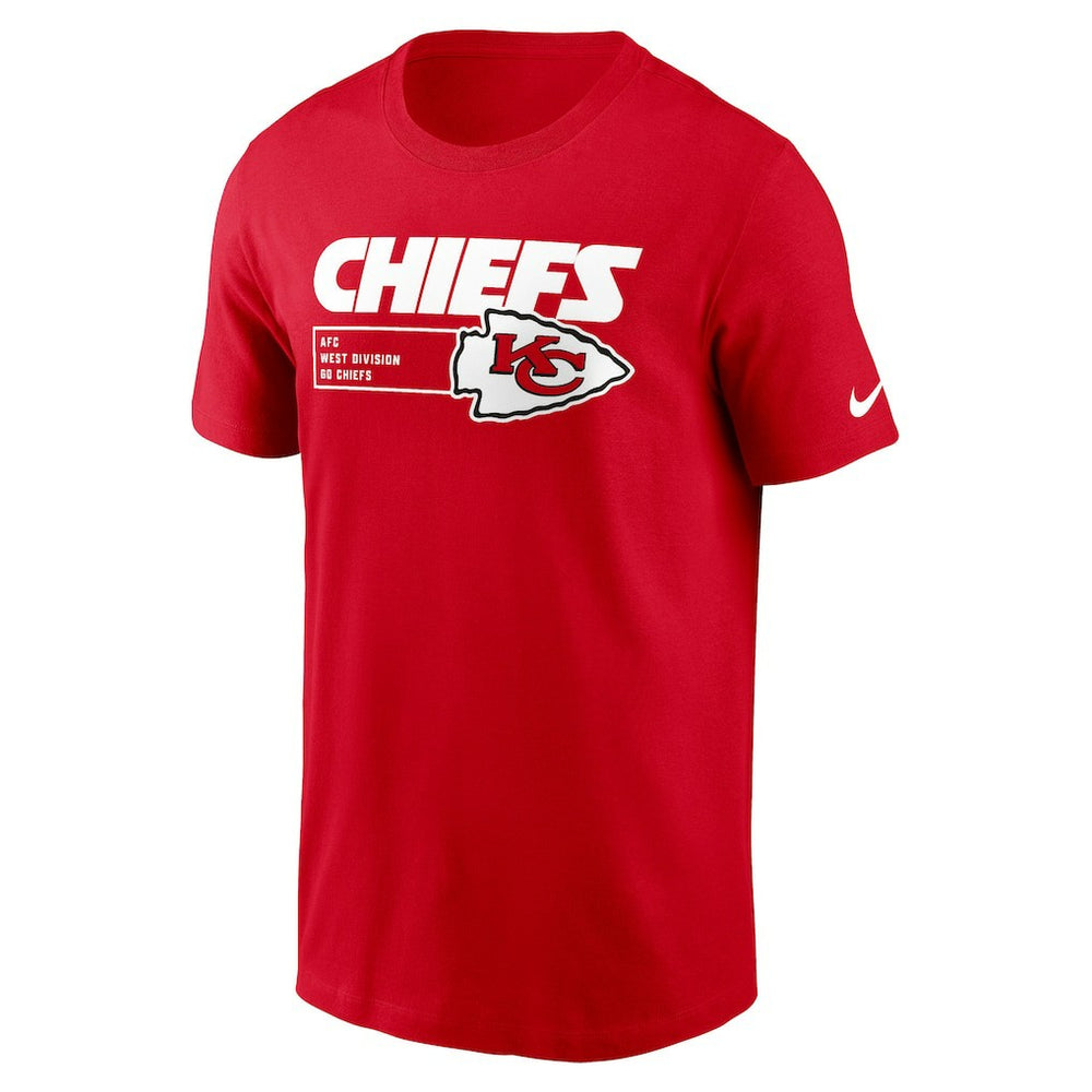 Kansas City Chiefs Division Essential T-Shirt - Red T-shirts