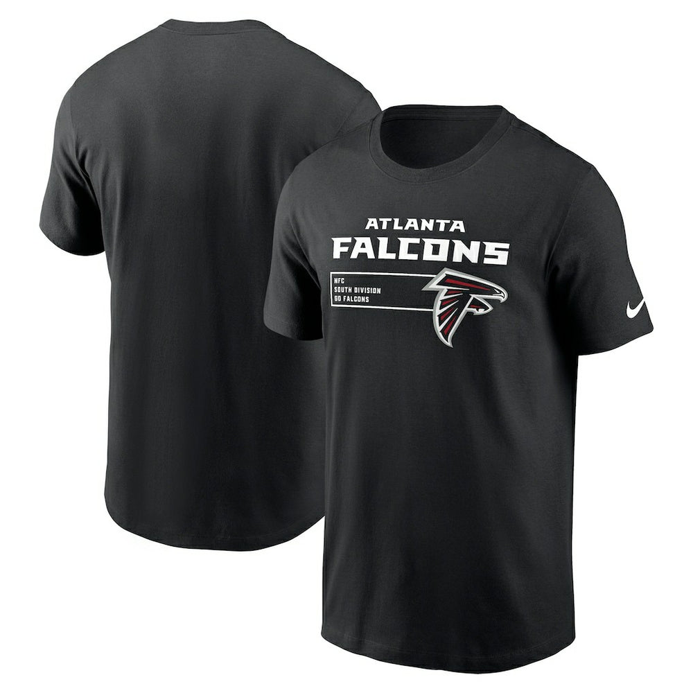 Atlanta Falcons Division Essential T-Shirt - Black T-shirts