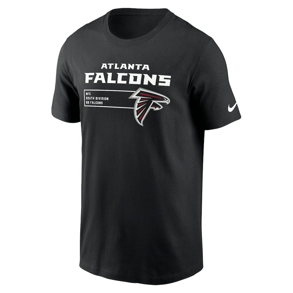 Atlanta Falcons Division Essential T-Shirt - Black T-shirts