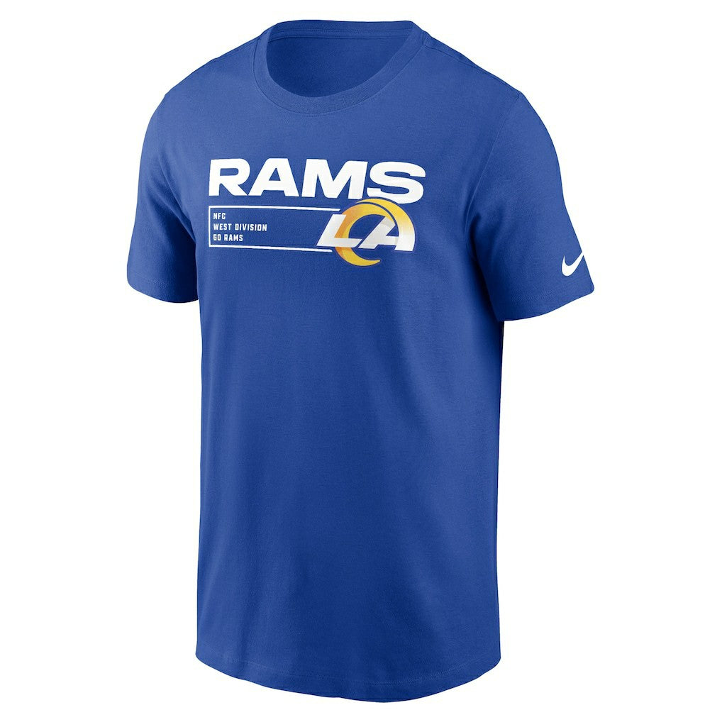 Los Angeles Rams Division Essential T-Shirt - Royal T-shirts