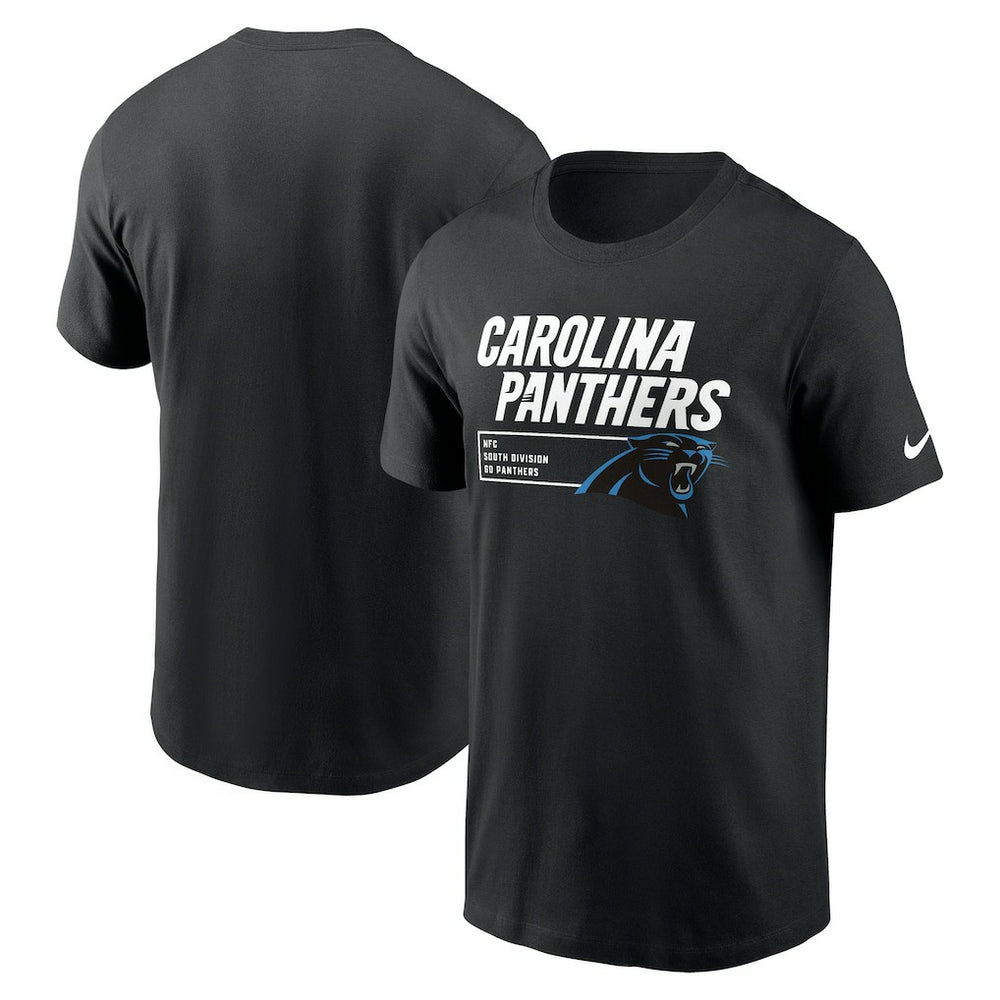 Carolina Panthers Division Essential T-Shirt - Black T-shirts
