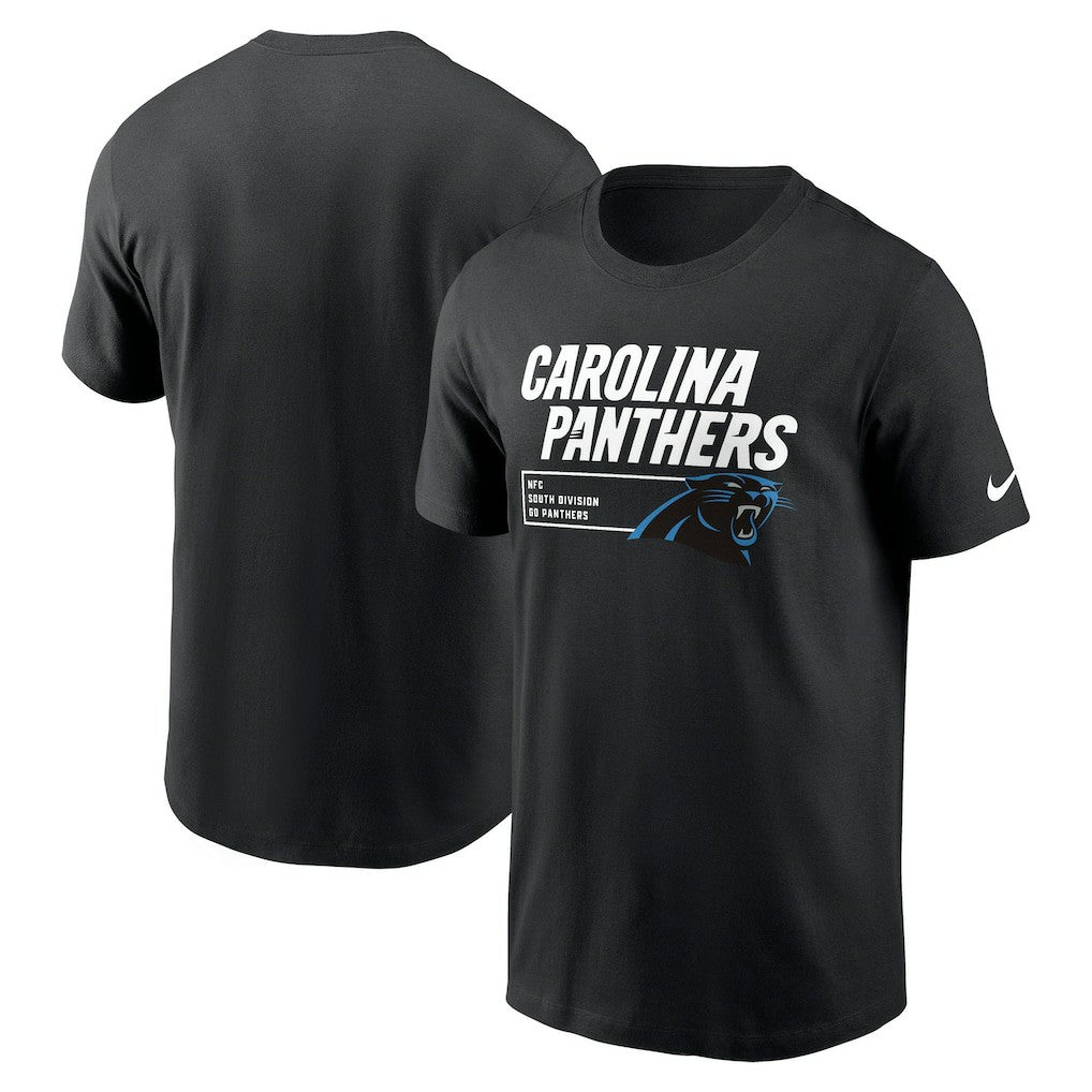 Carolina Panthers Division Essential T-Shirt - Black T-shirts