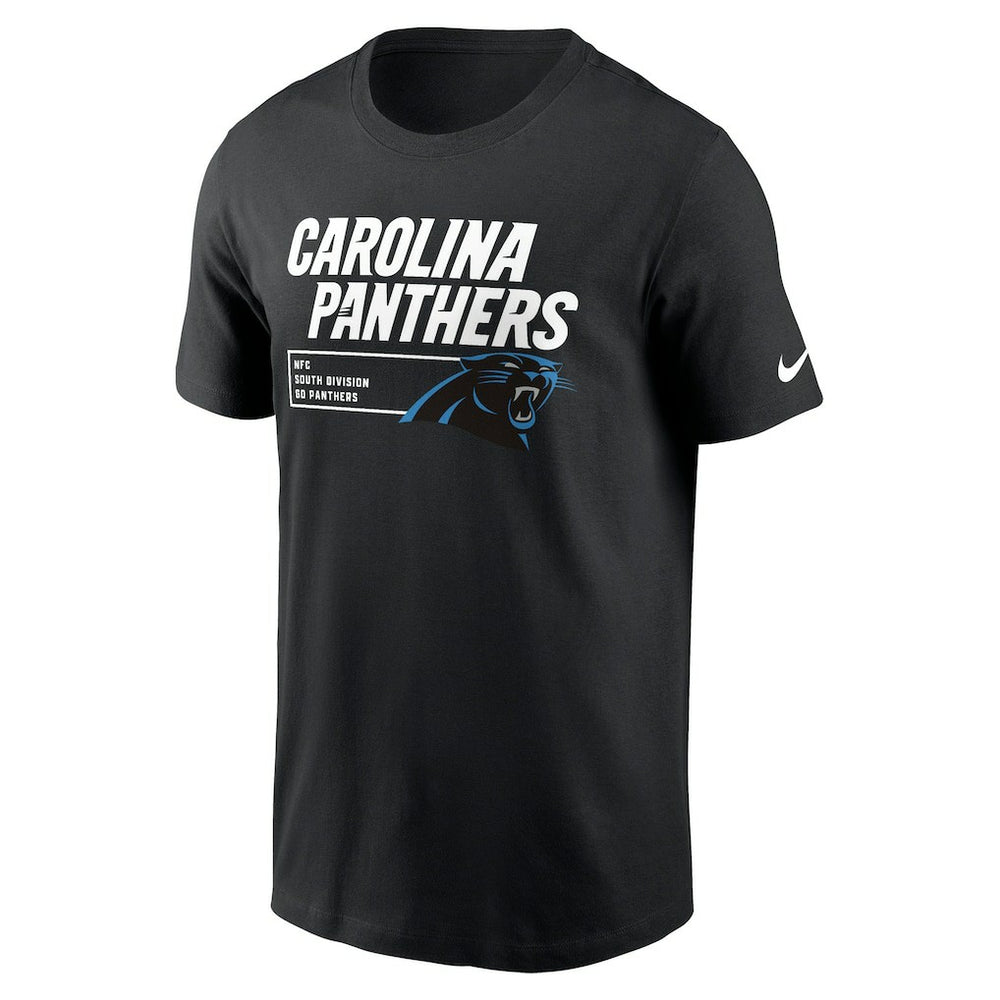 Carolina Panthers Division Essential T-Shirt - Black T-shirts