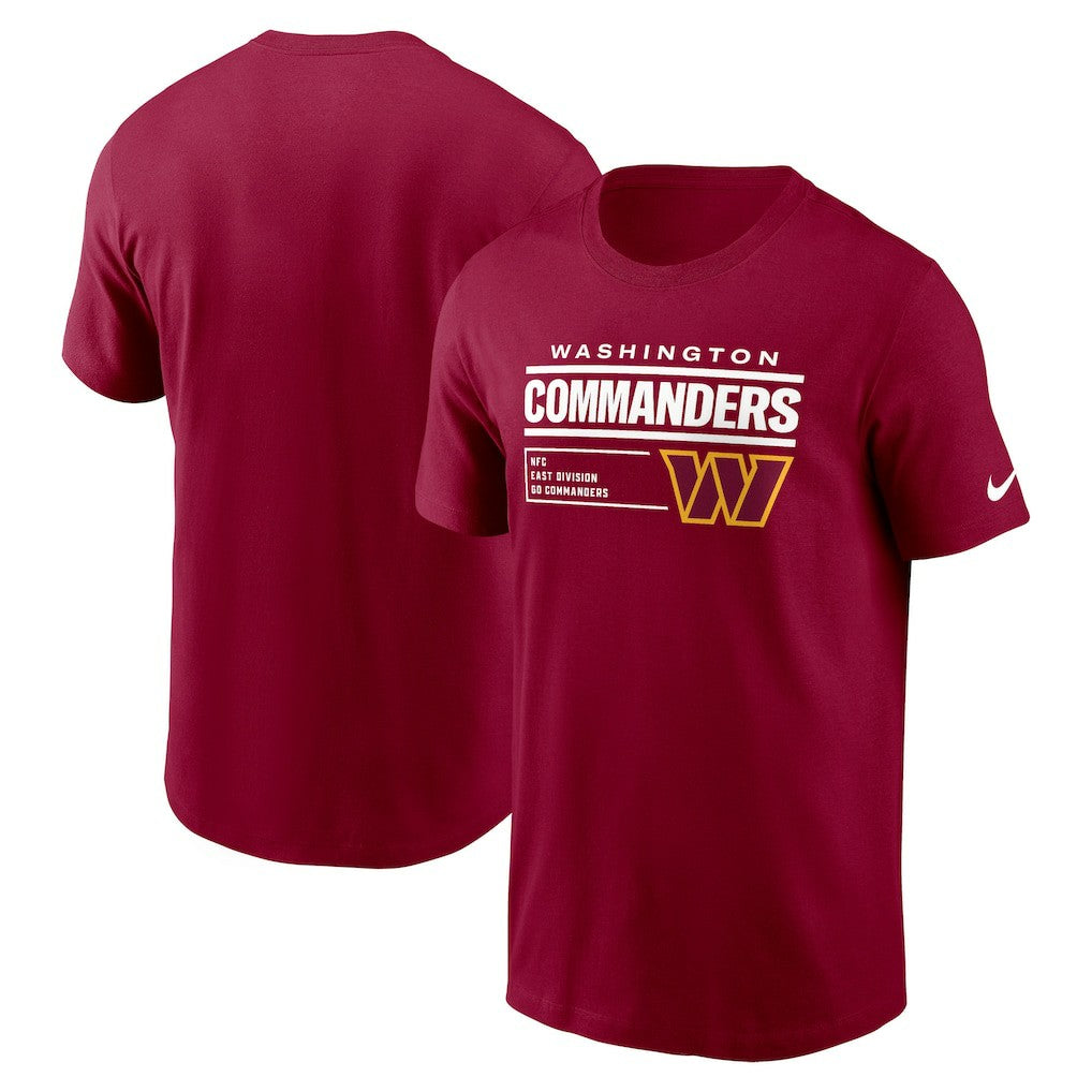 Washington Commanders Division Essential T-Shirt - Burgundy T-shirts