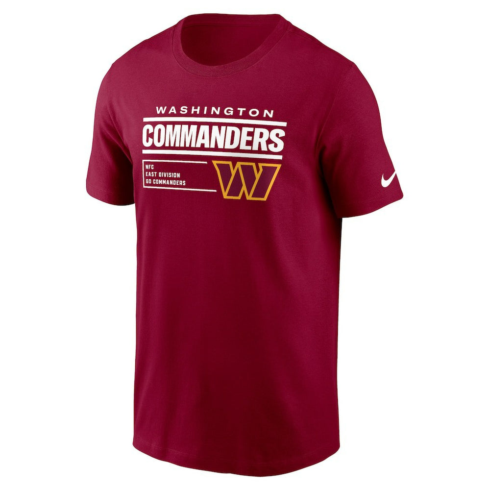 Washington Commanders Division Essential T-Shirt - Burgundy T-shirts