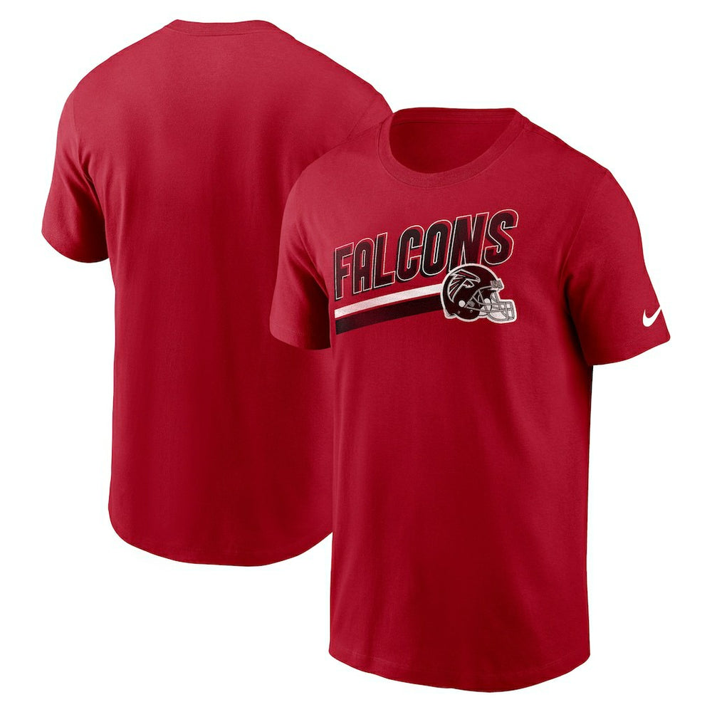 Atlanta Falcons Essential Blitz Lockup T-Shirt - Red T-shirts