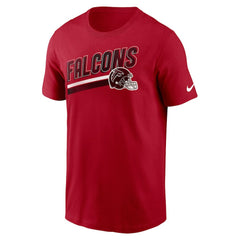 Atlanta Falcons Essential Blitz Lockup T-Shirt - Red T-shirts