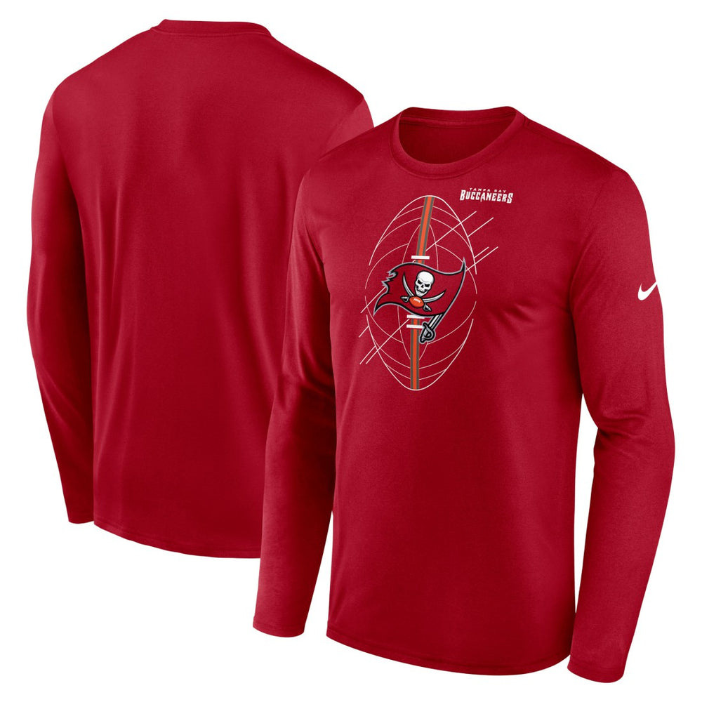 Tampa Bay Buccaneers Legend Icon Long Sleeve T-Shirt - Red T-shirts