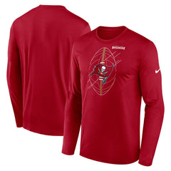 Tampa Bay Buccaneers Legend Icon Long Sleeve T-Shirt - Red T-shirts