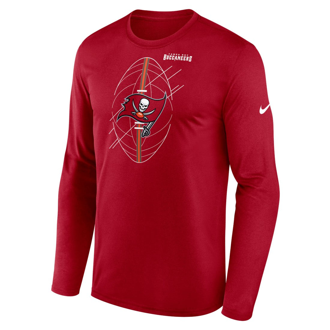 Tampa Bay Buccaneers Legend Icon Long Sleeve T-Shirt - Red T-shirts