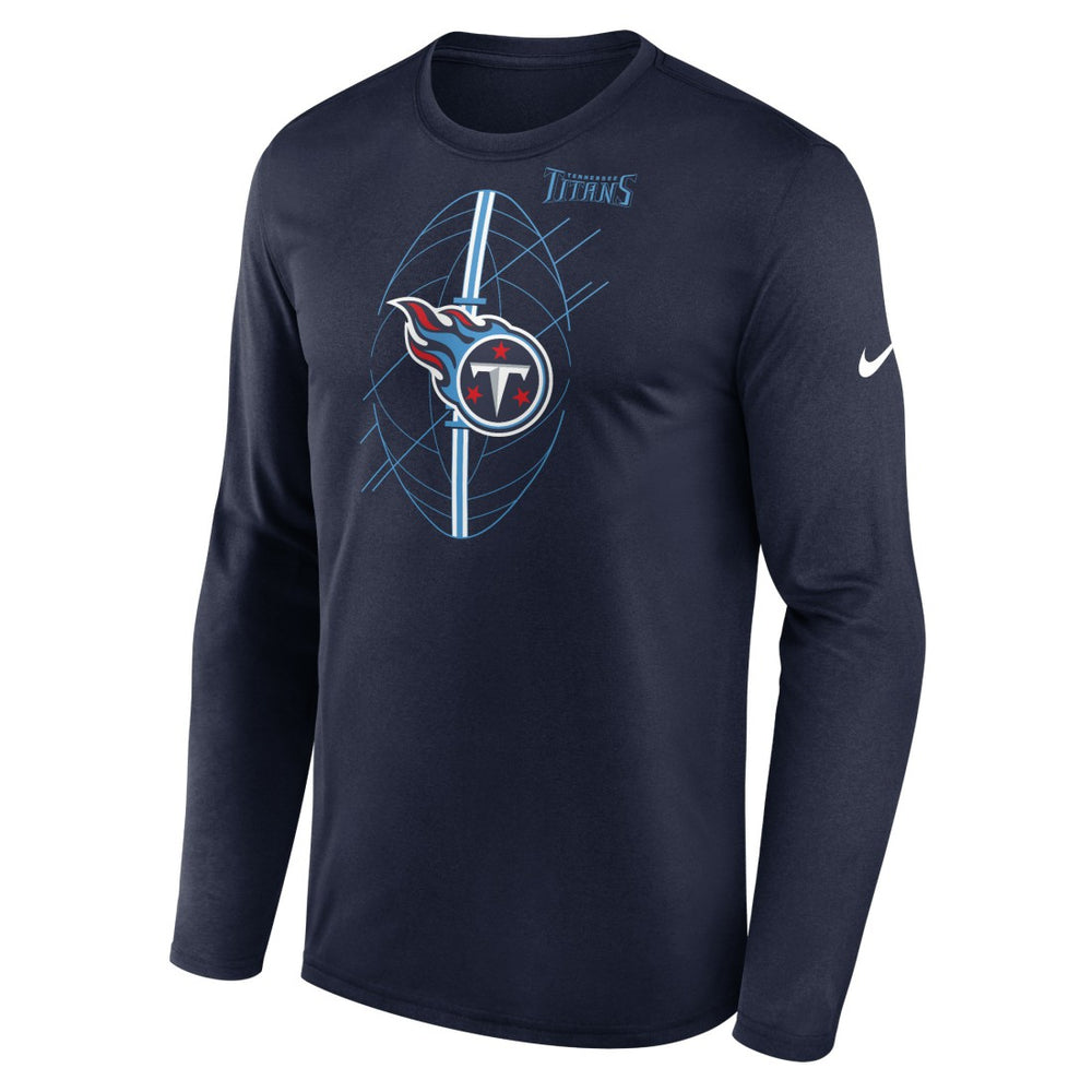 Tennessee Titans Legend Icon Long Sleeve T-Shirt - Navy T-shirts