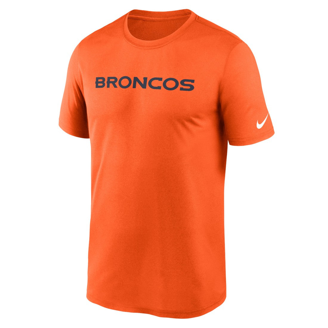 Denver Broncos Legend Wordmark Performance T-Shirt - Orange T-shirts