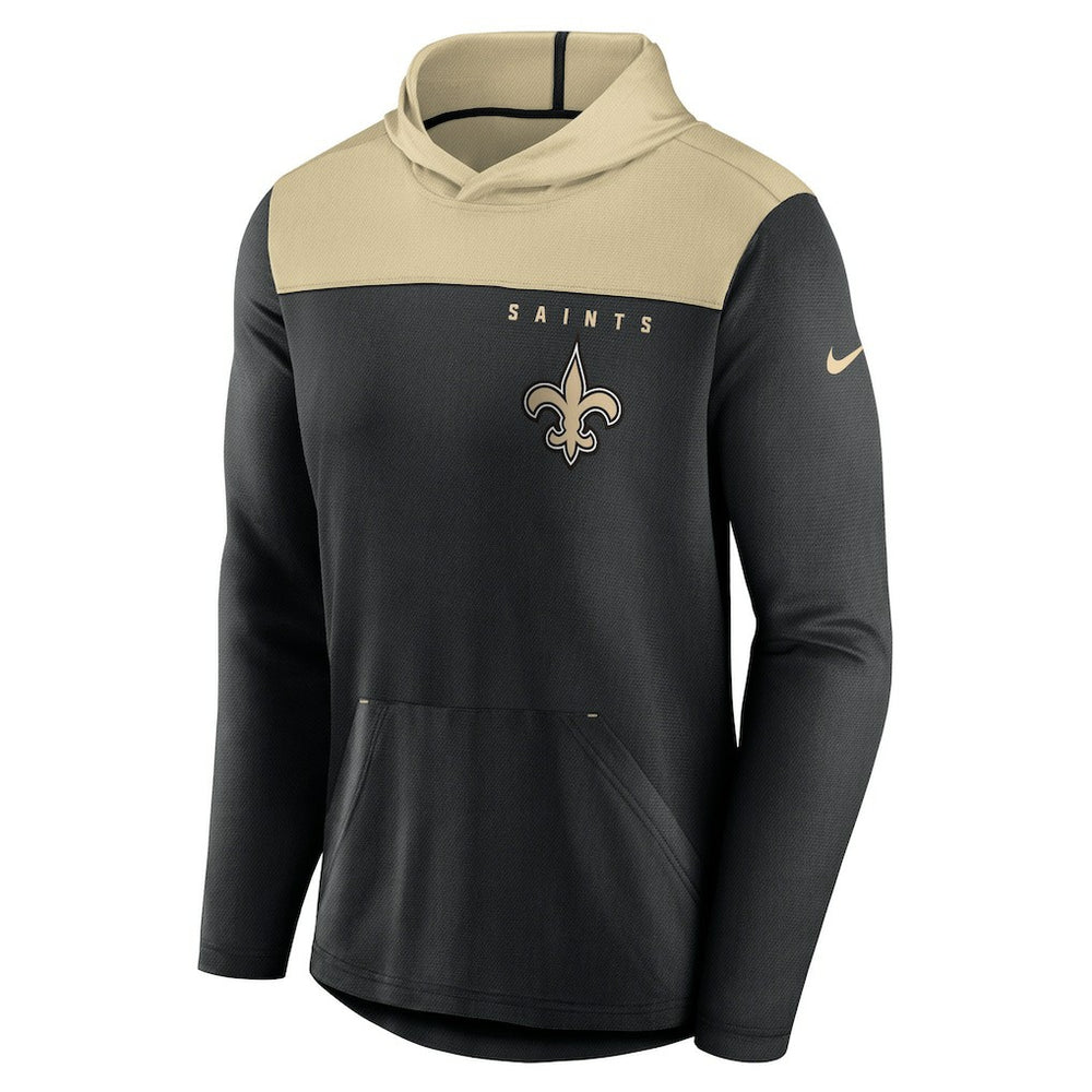 New Orleans Saints Fan Gear Pullover Hoodie - Black Hoodies