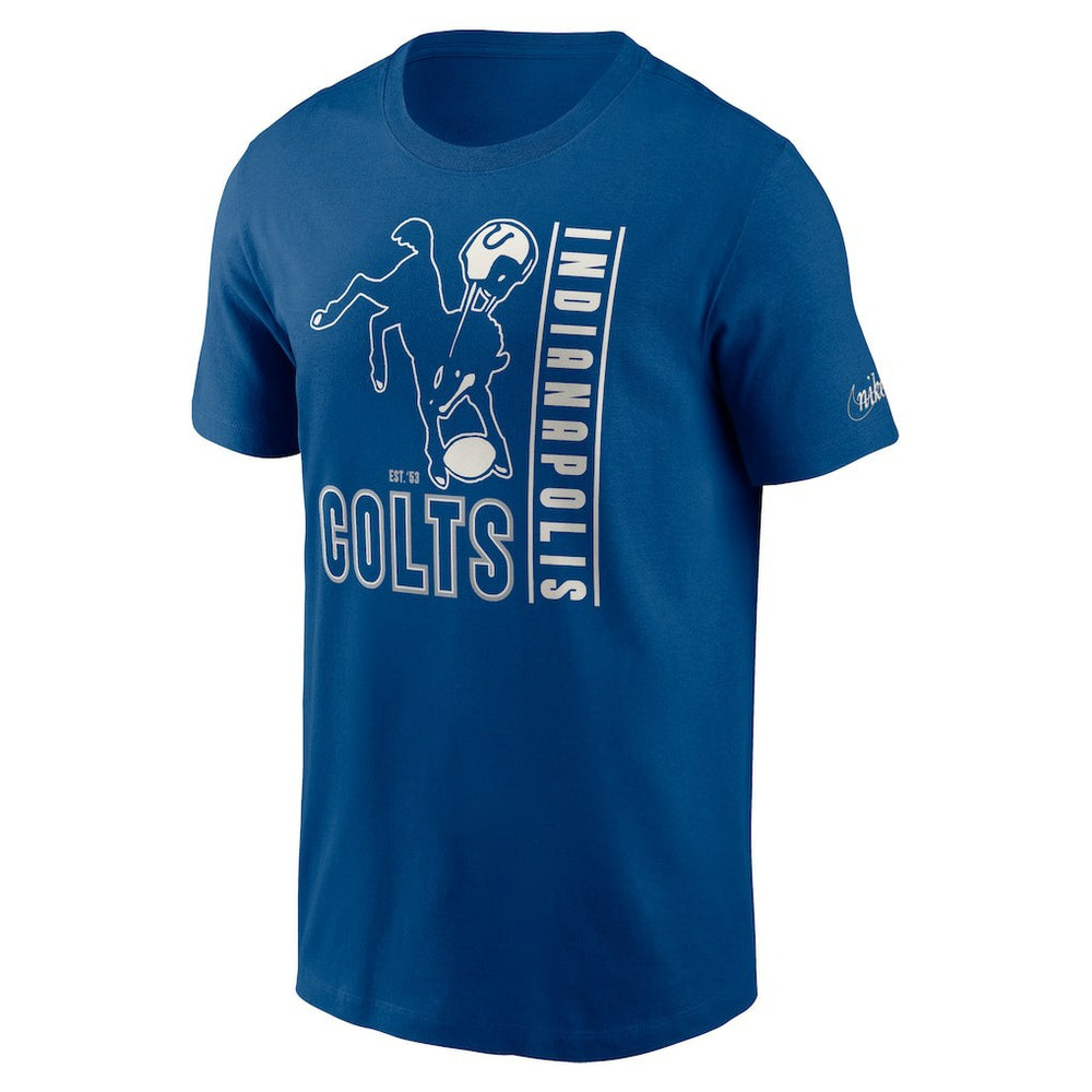 Indianapolis Colts Lockup Essential T-Shirt - Royal T-shirts