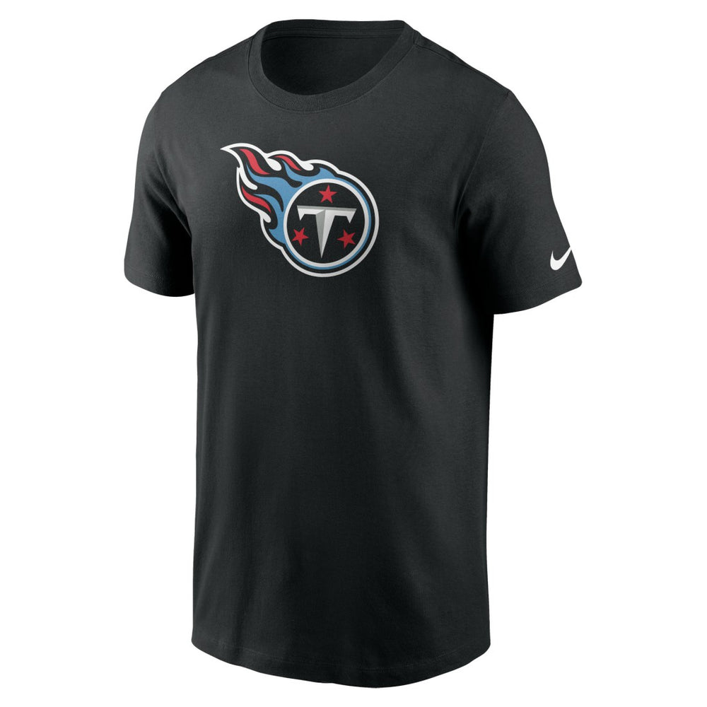 Tennessee Titans Logo Essential T-Shirt - Black T-shirts