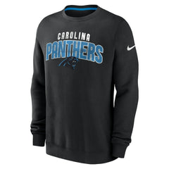 Carolina Panthers Rewind Club Pullover Sweatshirt - Black Pullover