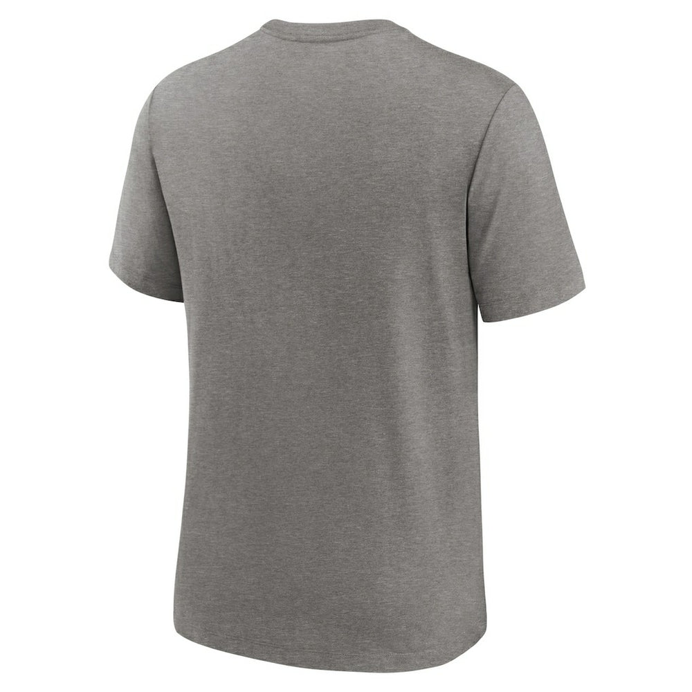 Las Vegas Raiders Rewind Logo Tri-Blend T-Shirt - Heather Charcoal T-shirts