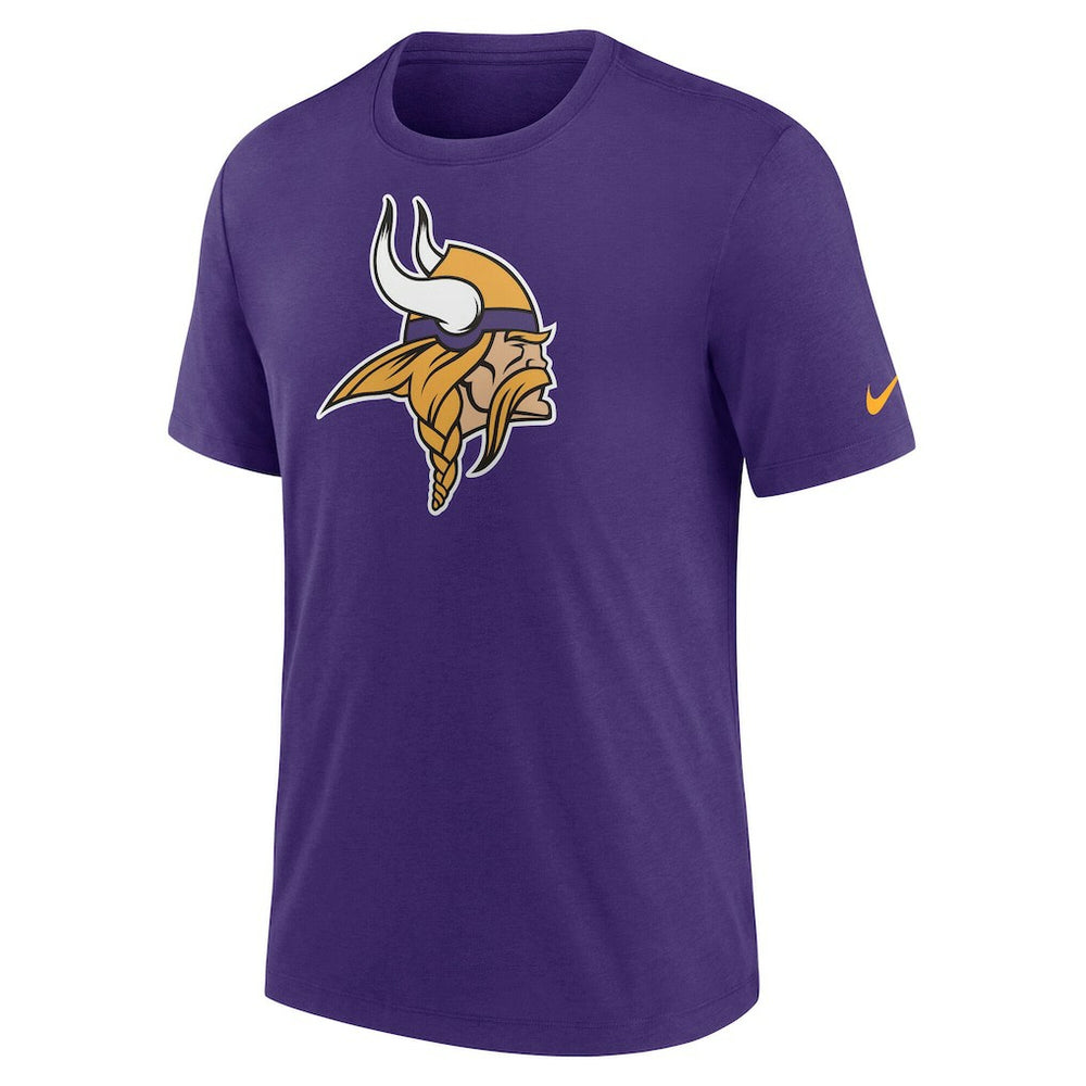 Minnesota Vikings Rewind Logo Tri-Blend T-Shirt - Purple T-shirts