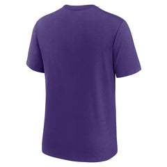 Minnesota Vikings Rewind Logo Tri-Blend T-Shirt - Purple T-shirts