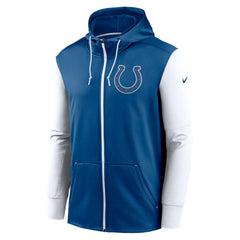 Indianapolis Colts Performance Full-Zip Hoodie - Royal Hoodies