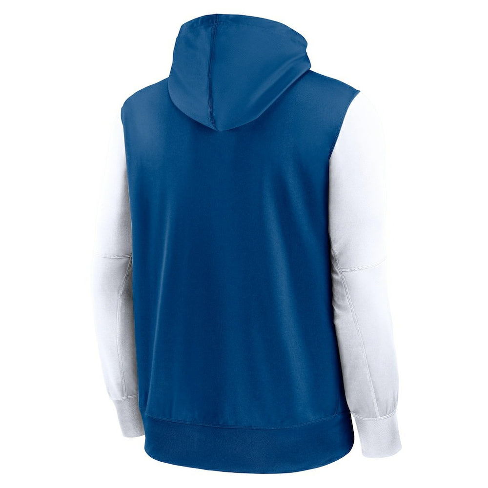 Indianapolis Colts Performance Full-Zip Hoodie - Royal Hoodies