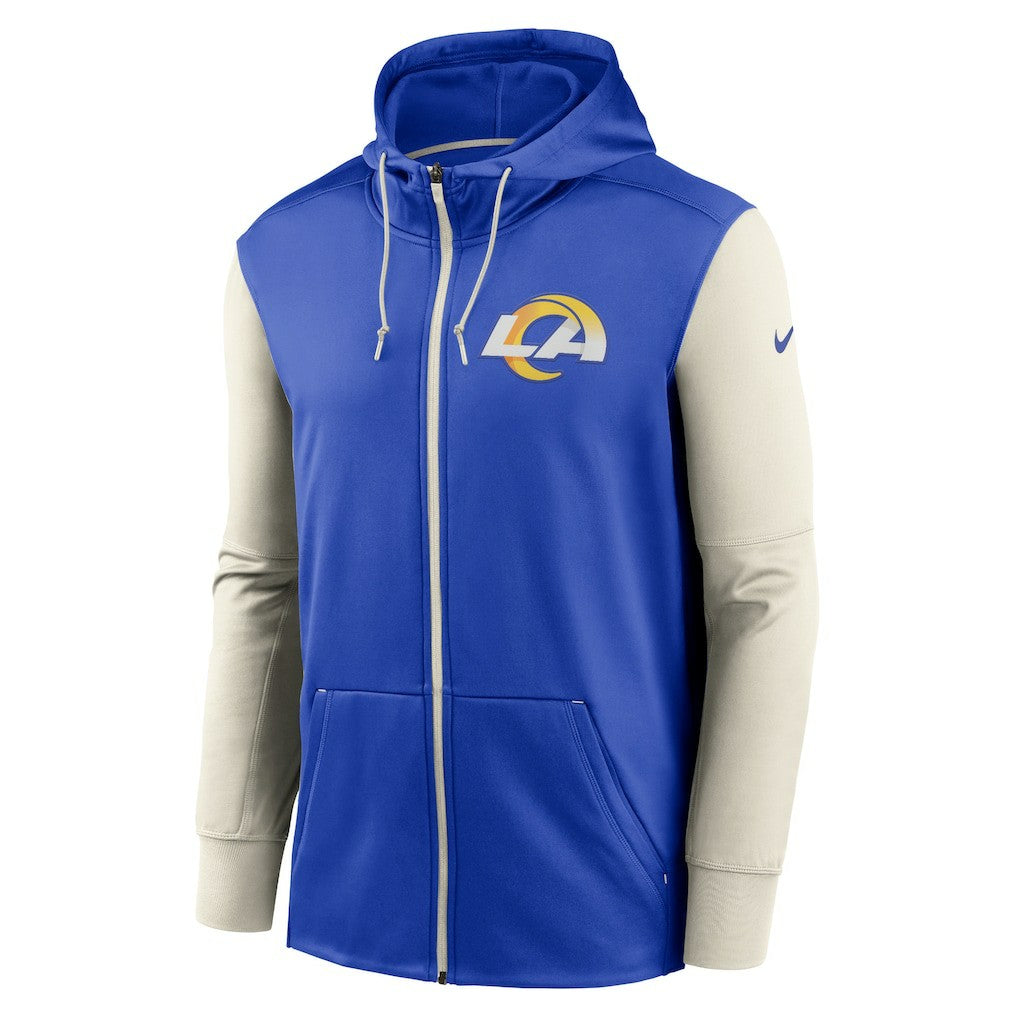 Los Angeles Rams Performance Full-Zip Hoodie - Royal Hoodies