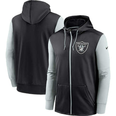 Las Vegas Raiders Performance Full-Zip Hoodie - Black Hoodies