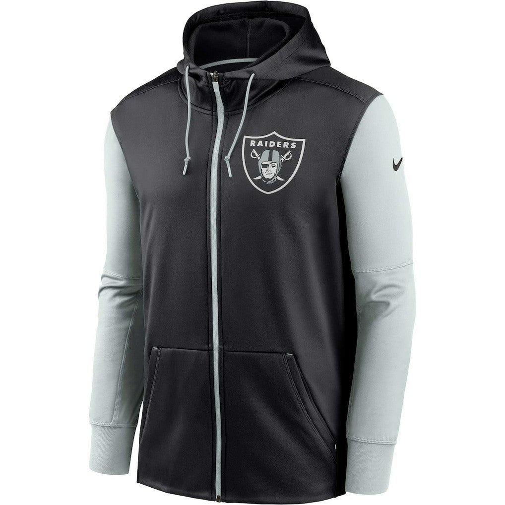Las Vegas Raiders Performance Full-Zip Hoodie - Black Hoodies