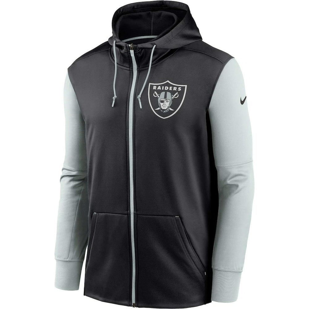 Las Vegas Raiders Performance Full-Zip Hoodie - Black Hoodies