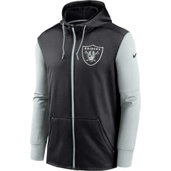 Las Vegas Raiders Performance Full-Zip Hoodie - Black Hoodies