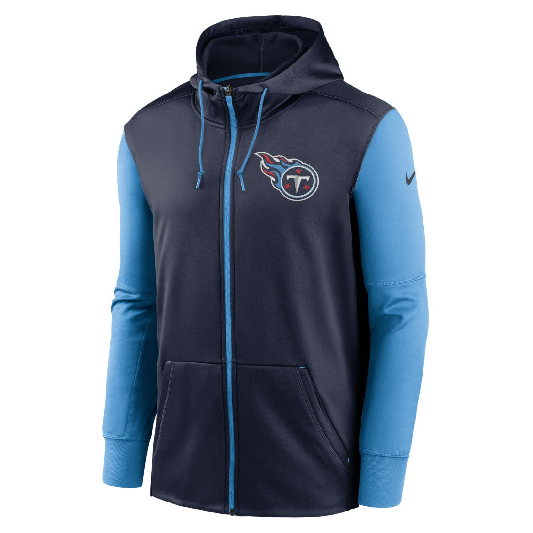 Tennessee Titans Performance Full-Zip Hoodie - Navy Hoodies