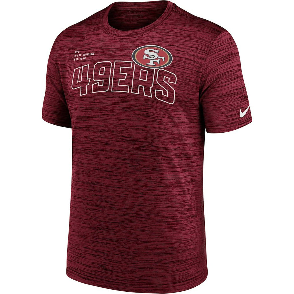 San Francisco 49ers Velocity Arch Performance T-Shirt - Scarlet T-shirts