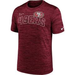 San Francisco 49ers Velocity Arch Performance T-Shirt - Scarlet T-shirts