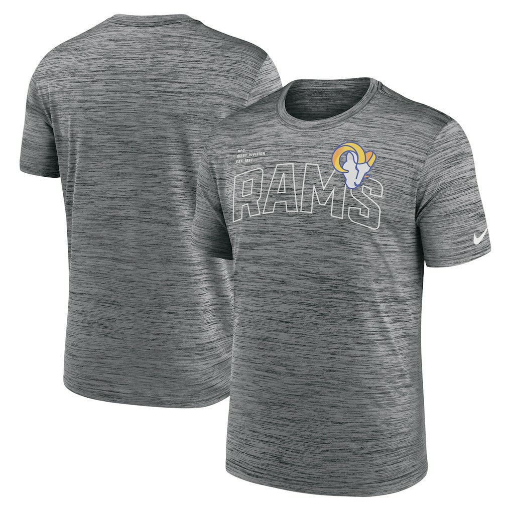 Los Angeles Rams Velocity Arch Performance T-Shirt - Anthracite T-shirts