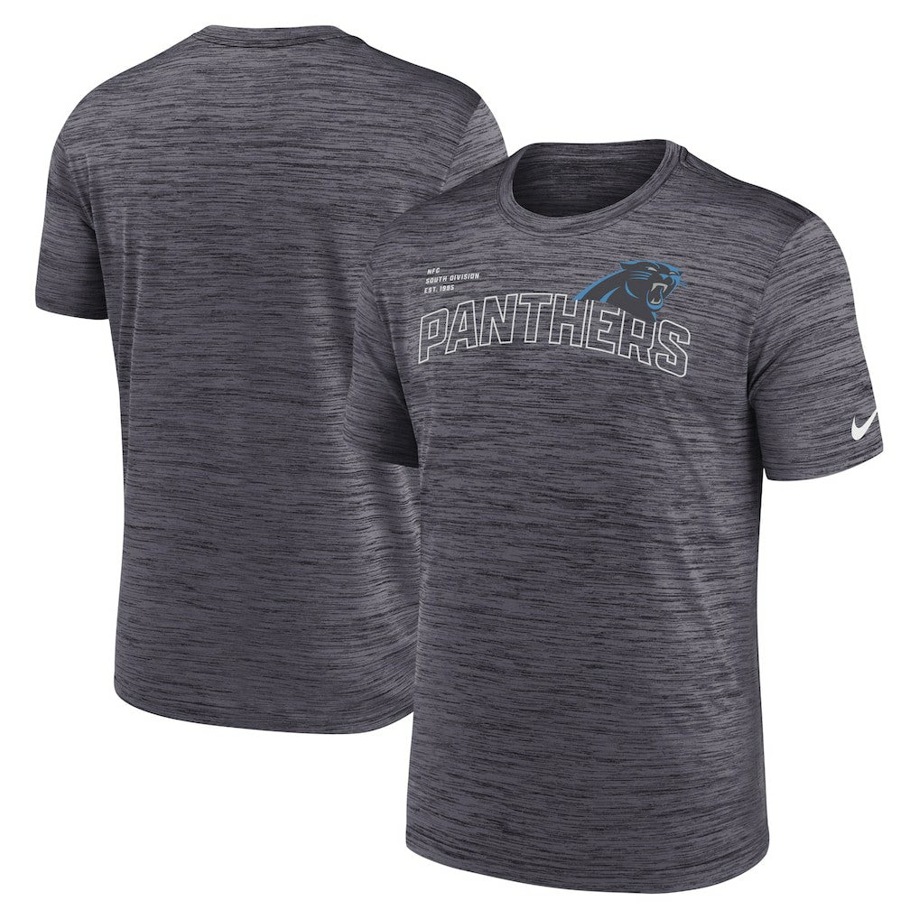 Carolina Panthers Velocity Arch Performance T-Shirt - Black T-shirts
