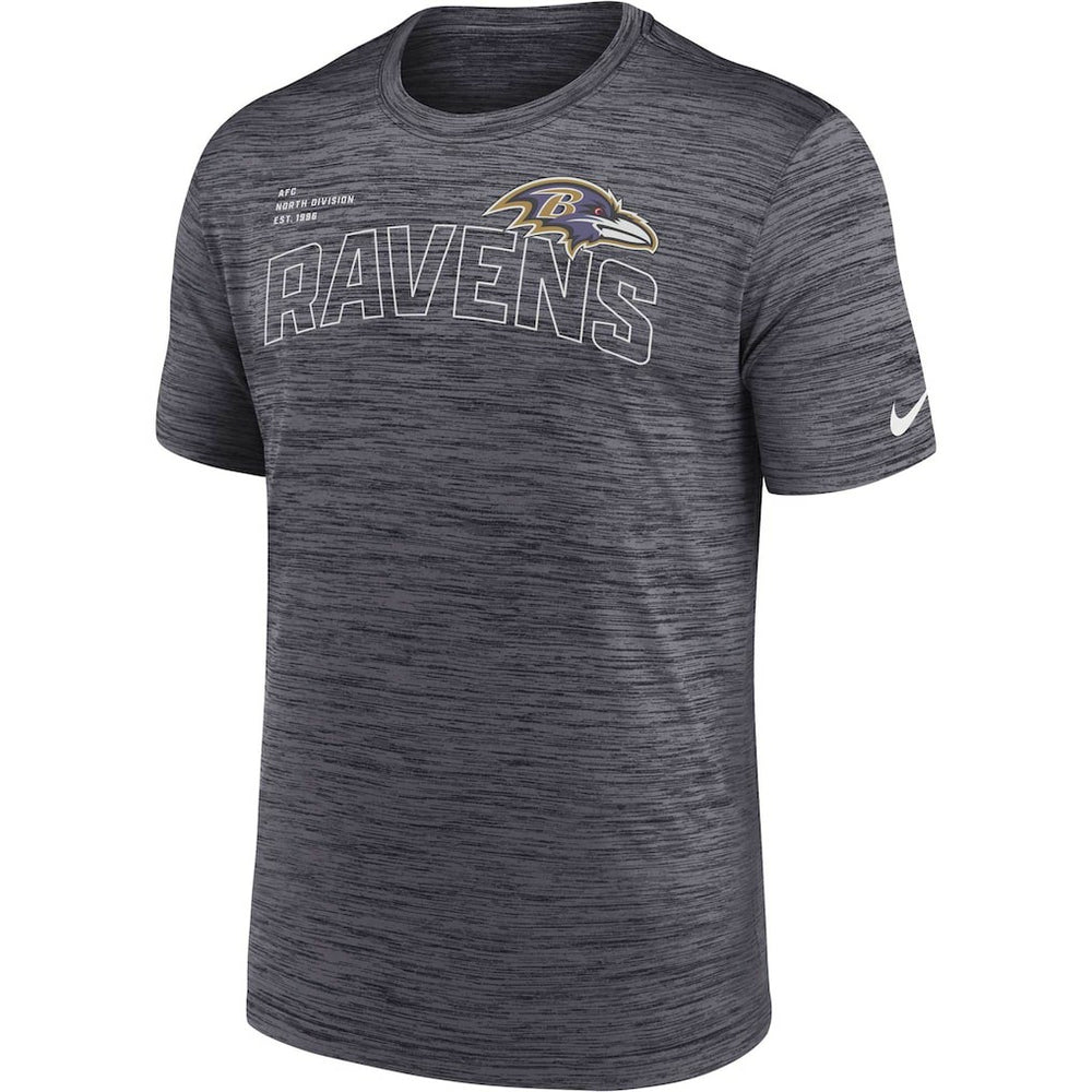 Baltimore Ravens Velocity Arch Performance T-Shirt - Black T-shirts