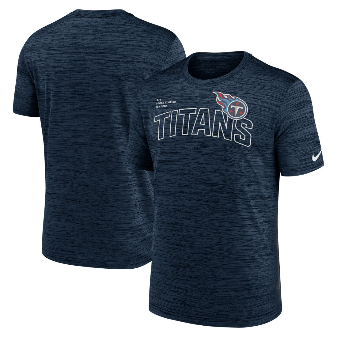 Tennessee Titans Velocity Arch Performance T-Shirt - Navy T-shirts
