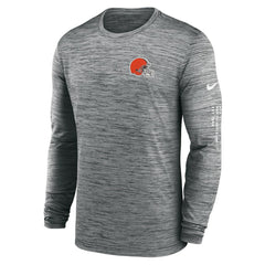 Cleveland Browns Velocity Long Sleeve T-Shirt - Anthracite T-shirts